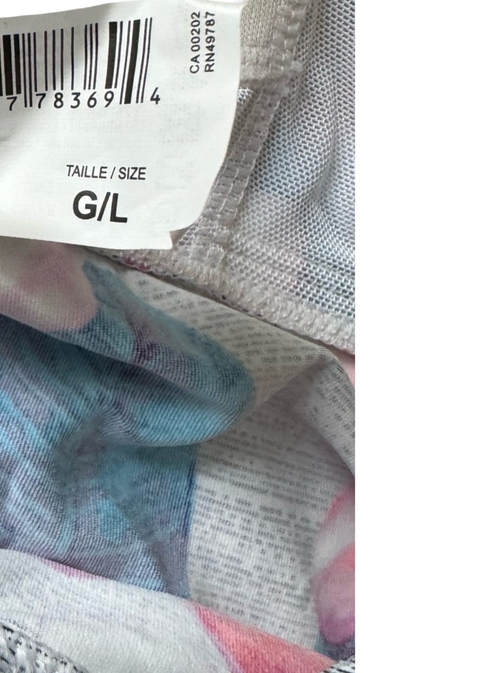 Krista Sport Tankini Top Pink Floral UPF 50+ Cross Back Built-In Bra NWT - Picture 14 of 16